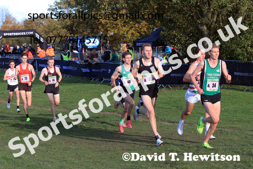 Senior Mens 2025 National Cross Country Relays, Berry Hill Park, Mansfield. Photo: David T. Hewitson/Sports for All Pics